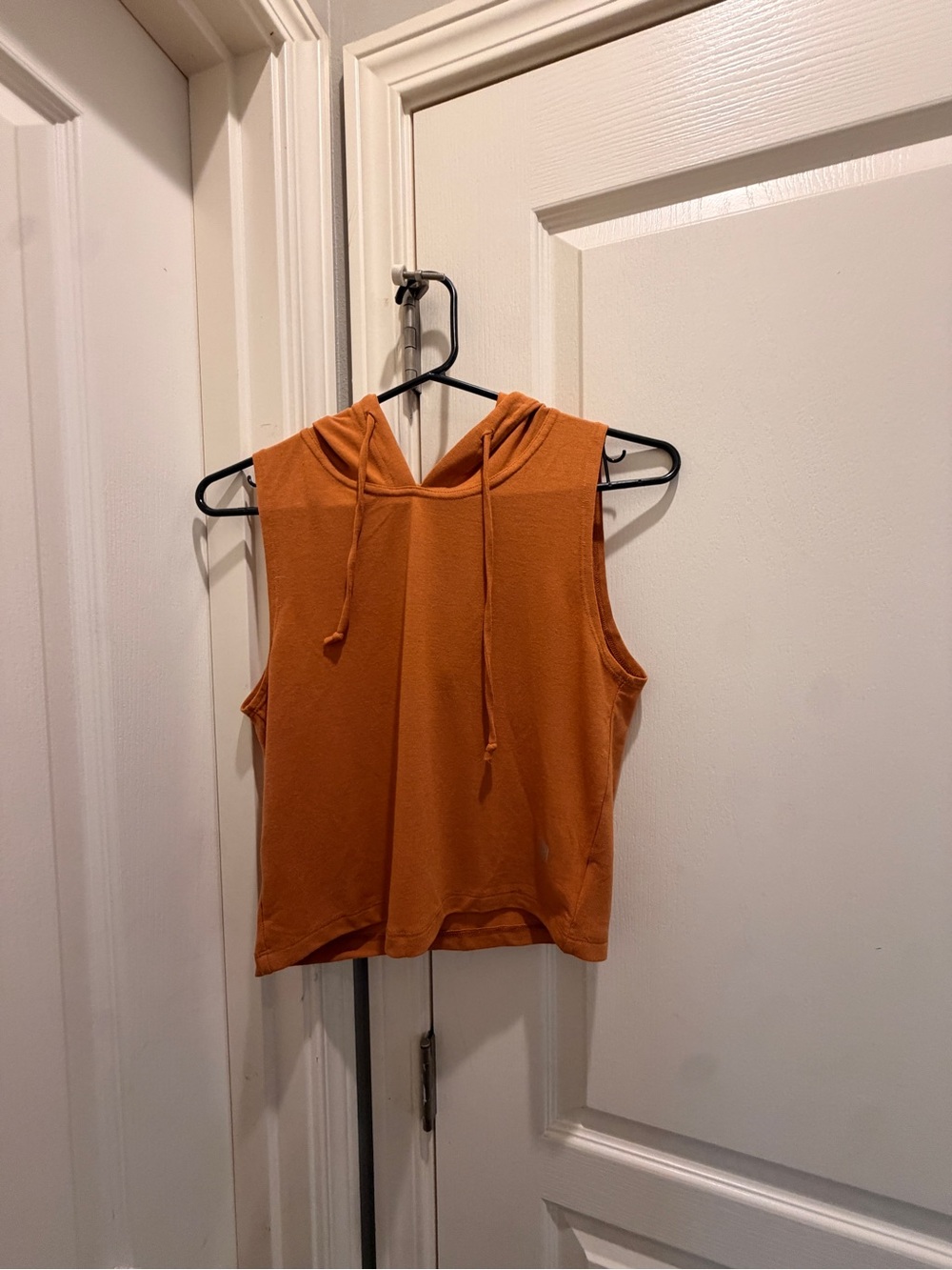 Born Primitive Orange Sleeveless Hoodie Tank
